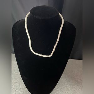 White Puka Shell Necklace